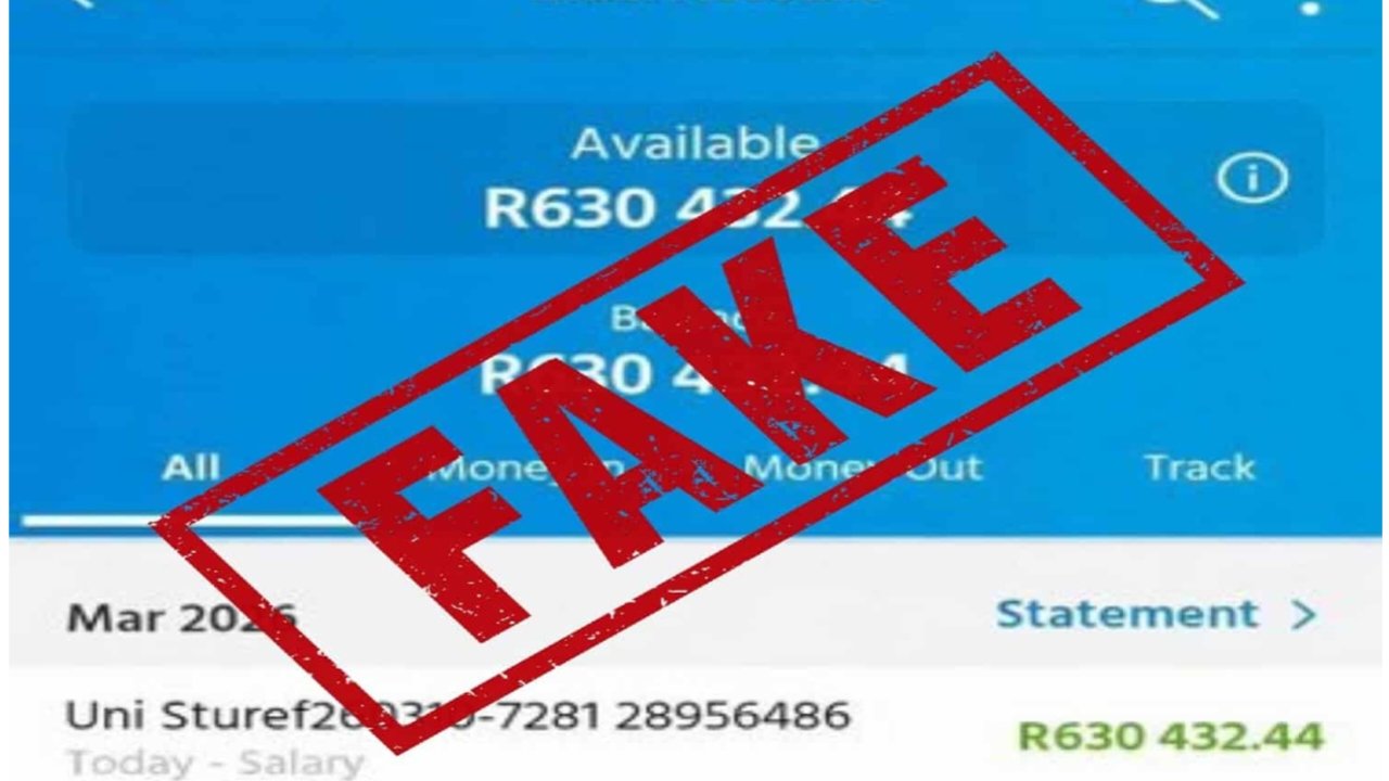 NSFAS R630,434 Claim False